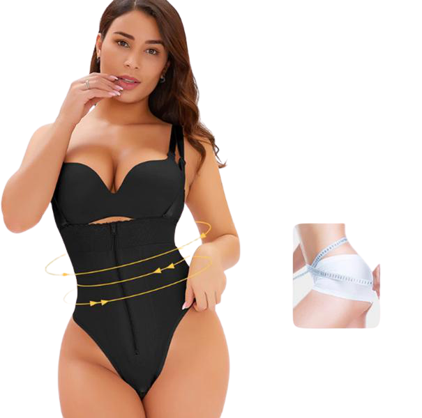 Shapewear Sexy Lace Smooth Plunge Body Briefer Seamless U Bodysuit Bridal Thong