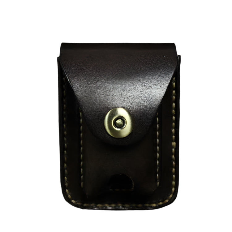 Men's Leather Cigarette Case & Lighter Holder - Casual Style