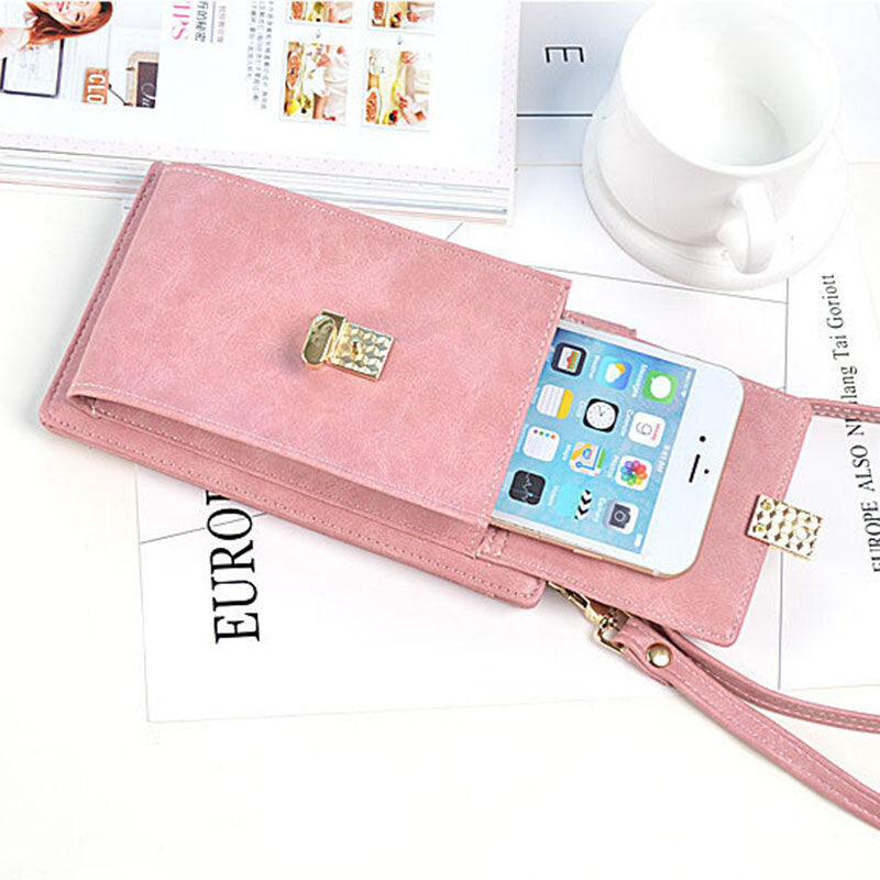 Women Mini Small Phone Bag Card Holder Wallet Shoulder Crossbody