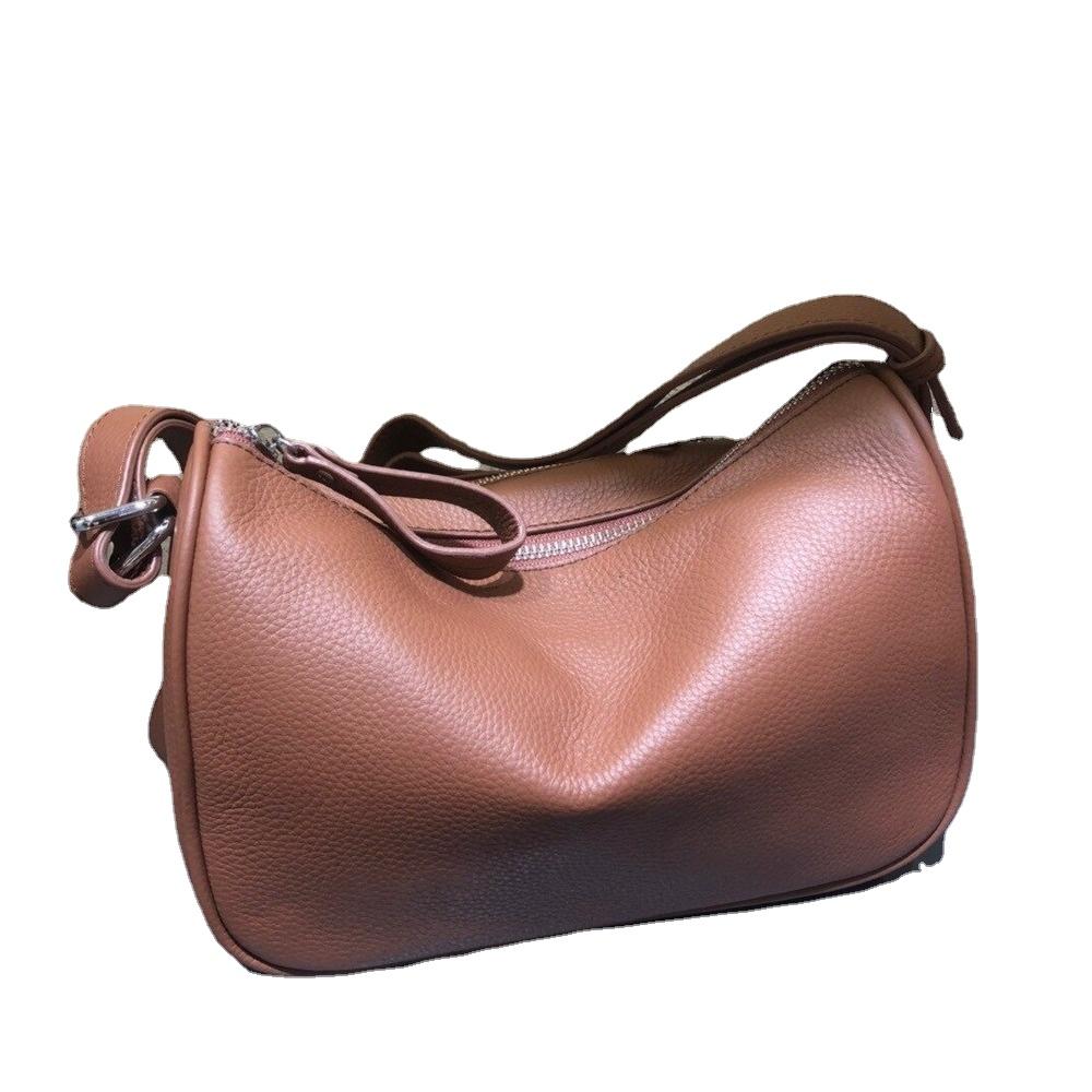 Casual Women's Soft Cowhide Underarm Bag