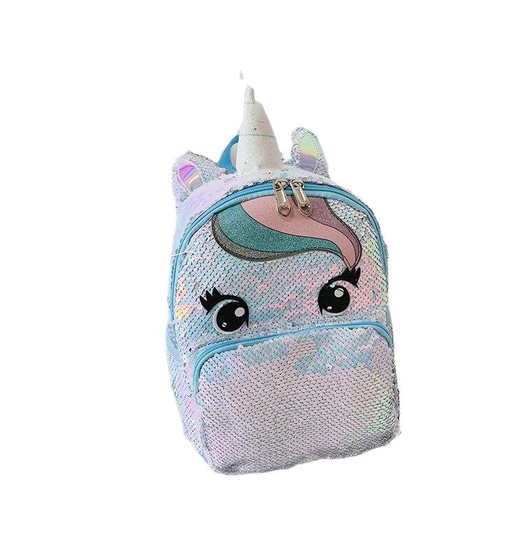 Fashion Large Capacity Ladies' Sequins Unicorn Styling Backpack For School