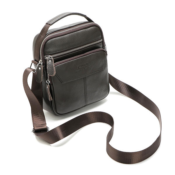 Men's Vintage Leather Crossbody Shoulder Bag