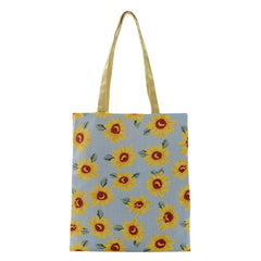 Women Dotted Daisy Printed Tote Bag Handbag Shoulder