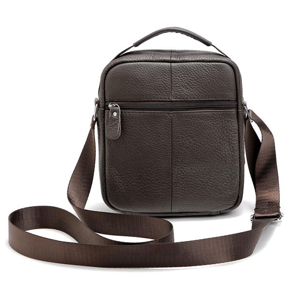 Men's Vintage Leather Crossbody Shoulder Bag