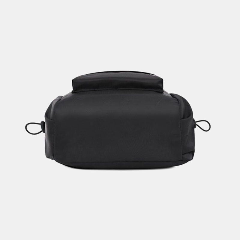 Men's Large Capacity Oxford Crossbody Chest Bag with Multi-Pockets