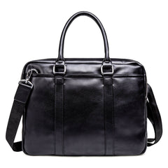Men Artificial Leather Business Casual Briefcase Large Capacity Multifunctional Handbag Shoulder Messenger Bag