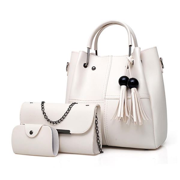 Fashion Handbag Messenger Bag Crossbody Three-piece Tassel Mother