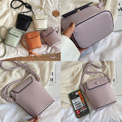 Women Solid 6.3 inch Phone Bag Crossbody