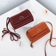 Women Faux Leather Stylish Tiny Crossbody Bag Shoulder