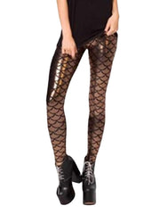 Women's Stylish Party Club Micro-elastic Unique Snake Scale Pants