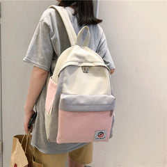 New Fashion Ins Wind Bag Female High School College Girl Small Fresh Backpack