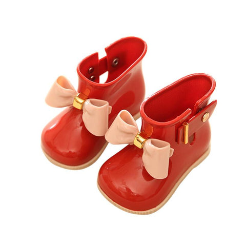 Cute Baby Jelly Waterproof Rain Shoes For Girl - Sheseelady
