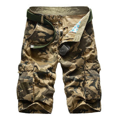 Camouflage Camo Cargo Shorts Men 2019 New Mens Casual Shorts Male Loose Work Shorts Man Military Short Pants Plus Size 29-44 - Sheseelady
