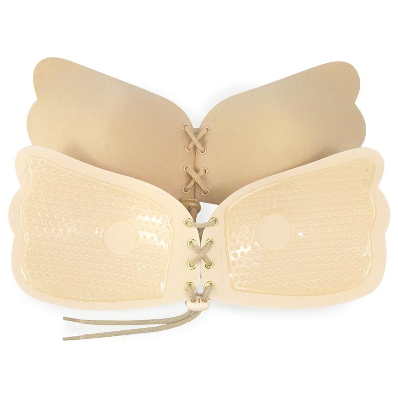 Women Sexy Push Up Bras Self-Adhesive Silicone Strapless Bandage