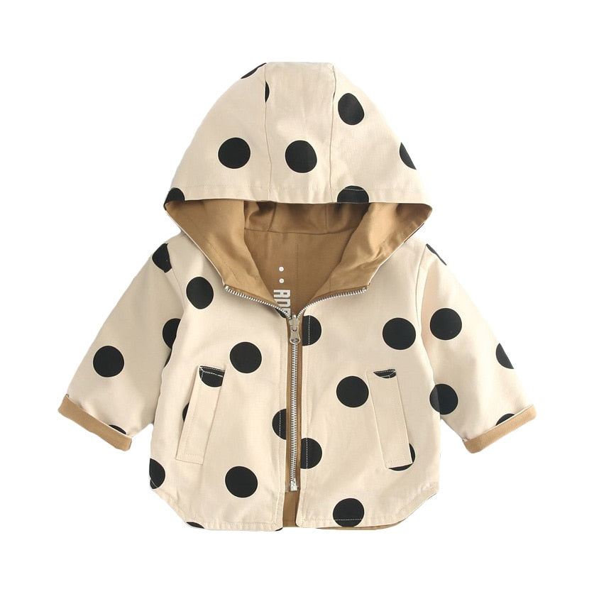 Baby Kids Jacket Coat Toddler Wear On Both Side Windbreak Fall Children Trench Coat Outerwear Baby Boys Girls Clothes - Sheseelady