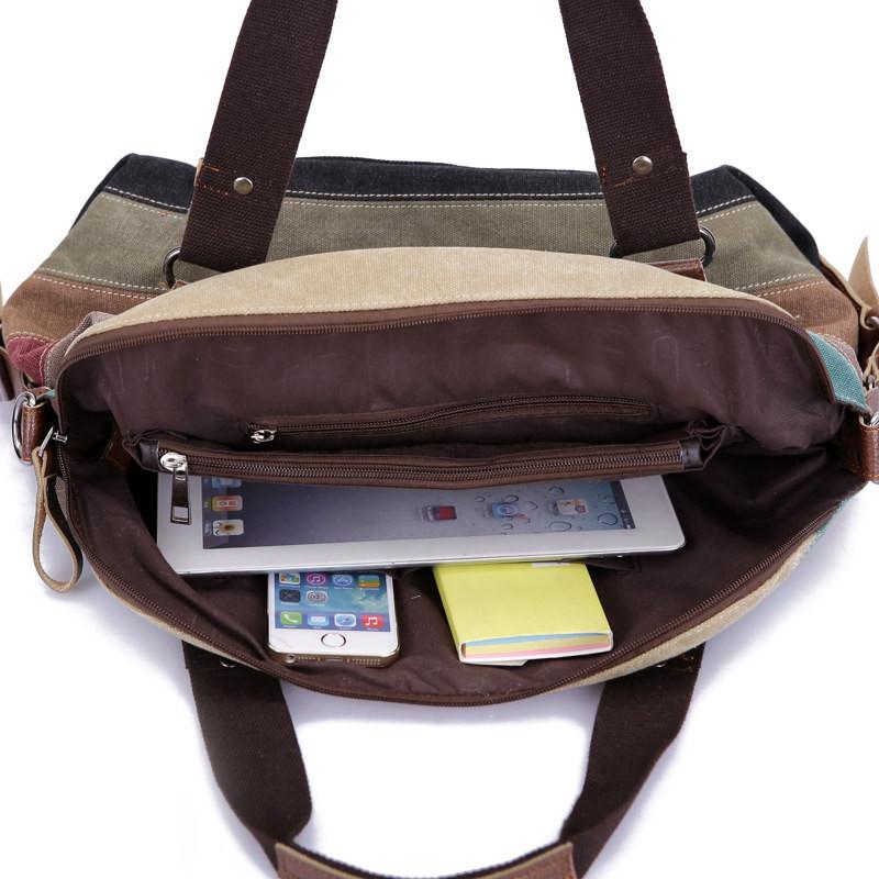 Famous Brand Women Canvas Shoulder Casual Beach Bag - Sheseelady