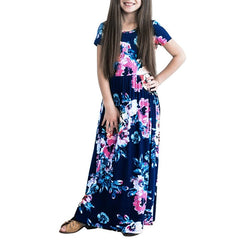 Casual Sundress Outfits Maxi Dress With Pocket - Sheseelady