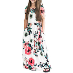 Casual Sundress Outfits Maxi Dress With Pocket - Sheseelady