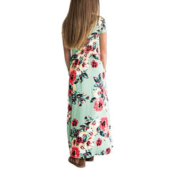 Casual Sundress Outfits Maxi Dress With Pocket - Sheseelady