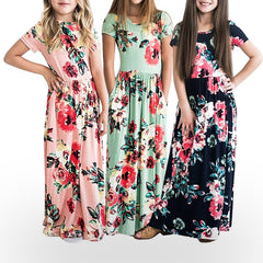 Casual Sundress Outfits Maxi Dress With Pocket - Sheseelady