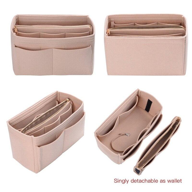 Hot Popular Multi-functional Women's Felt Cloth Makeup Organizer