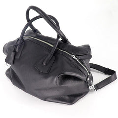 Classic Casual Large Capacity Women's Genuine Leather Handbags For Daily Use