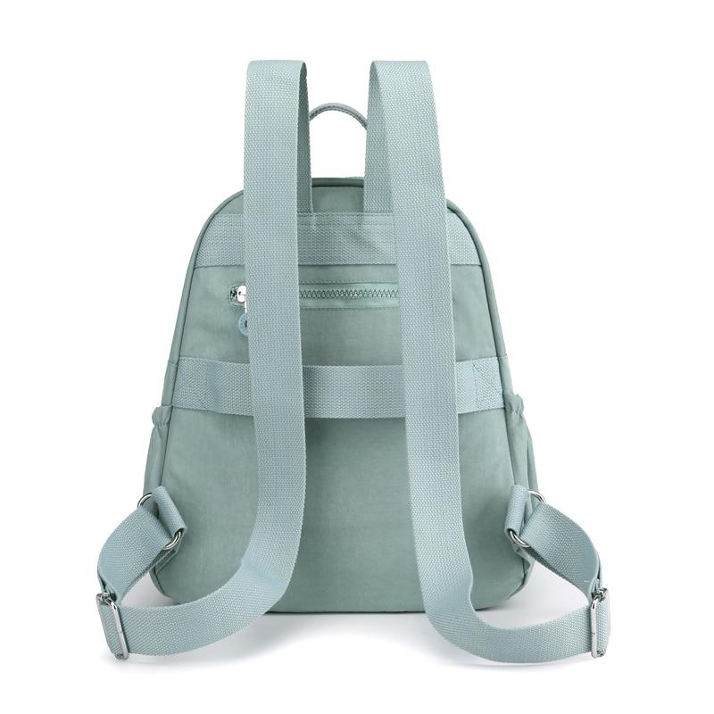 Fashionable Multi-functional Female Waterproof Nylon Backpack For Travel School