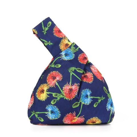 Mini Portabl Women's Waterproof Knot Bag For Shopping Phone Key