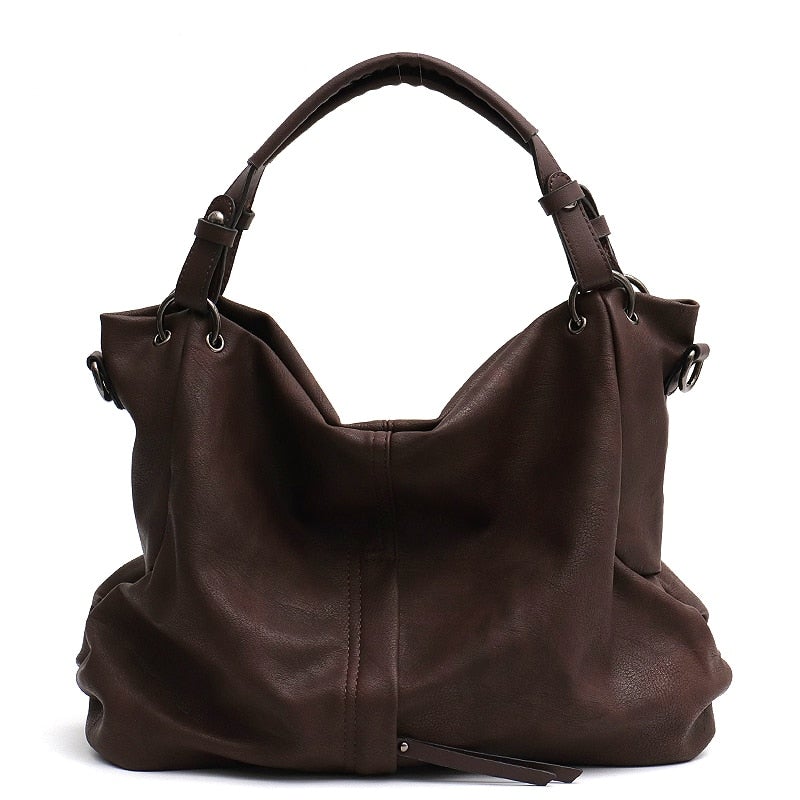 Hobos Style High Quality Women's Large Leather Handbags