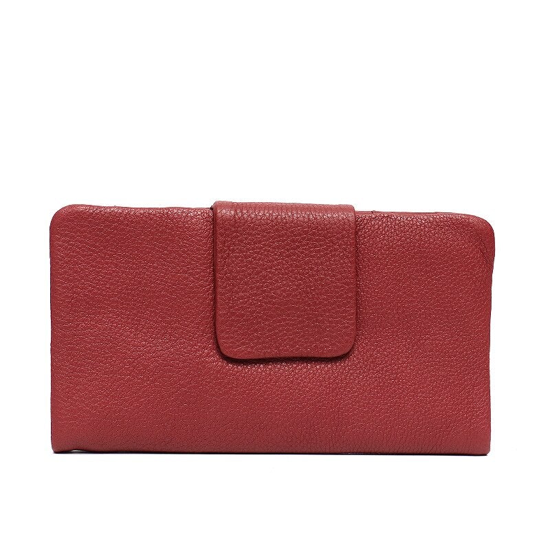 Fashionable Functional Women's Large Leather Handbags For Card Coin