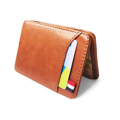 Fashionable Magic Leather Wallet For Credit Card Cash