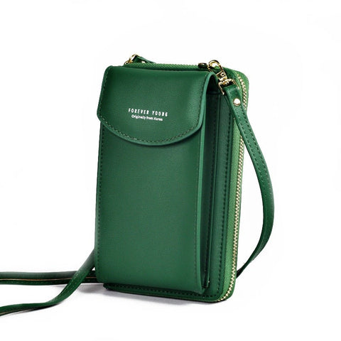 Luxury Women's Leather Clutch Crossbody Bags