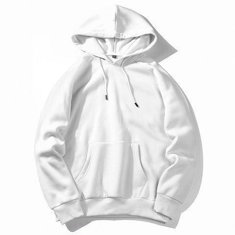 Toison chaude automne de printemps de sweatshirts d'hommes de Hoodies hip-hop en couleur blanc ferme vêtements d'homme de Streetwear Hoody