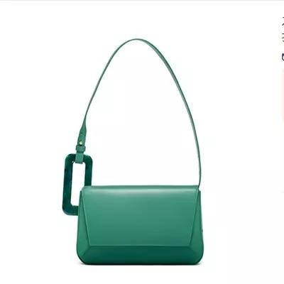 Stylish Luxury Female Long Panelled Flap Acrylic Shoulder Bag