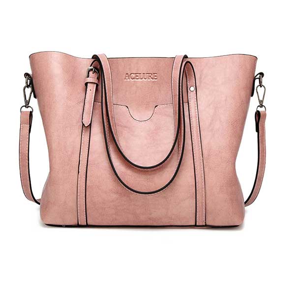 Luxury Women's Oil Wax Leather Handbags