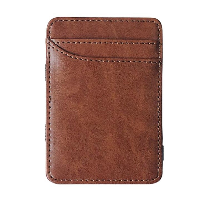 Fashionable Magic Leather Wallet For Credit Card Cash