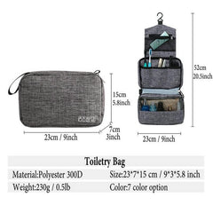 Multifunctional Casual Hanging Travel Toiletry Bag For Men/Women