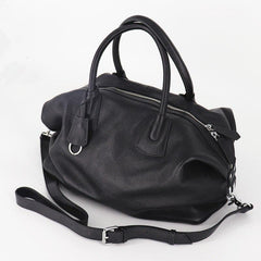 Classic Casual Large Capacity Women's Genuine Leather Handbags For Daily Use