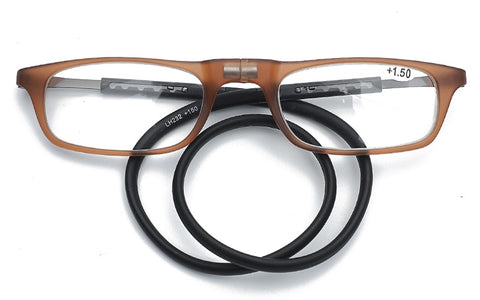 Óculos De Leitura Magneto Atualizado Unisex Ajustável Penduricelado Pescoço Magnético Presbitopic Eyeglasses +1.00 +1.50 +2.00 +3.00
