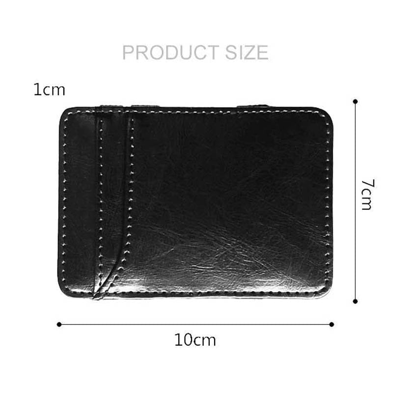 Fashionable Magic Leather Wallet For Credit Card Cash