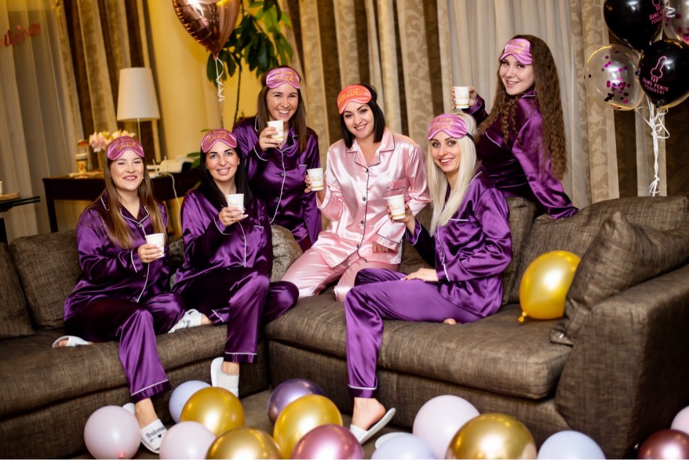 Women's Silk Satin Sleepwear Set - Couple's Two-Piece Pajamas