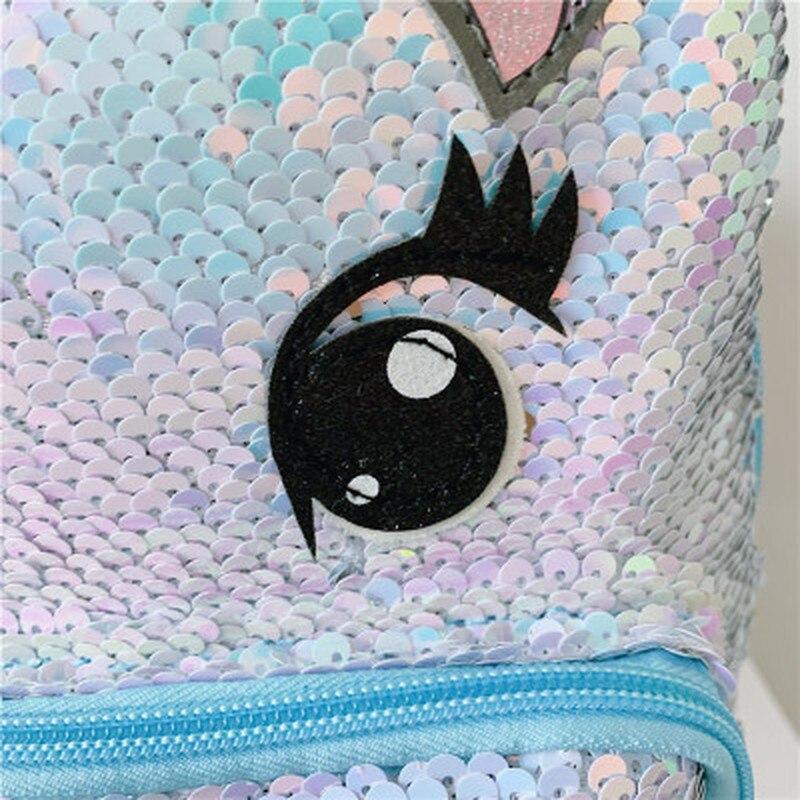 Fashion Large Capacity Ladies' Sequins Unicorn Styling Backpack For School