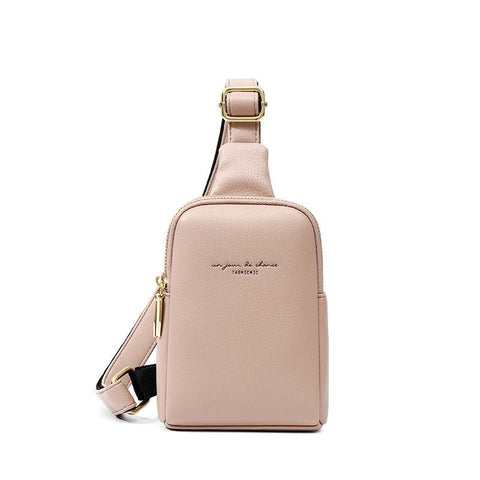 High Quality Mini Women's Leather Chest Bags