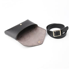 Classic Stylish Female Quality Leather Waist Bag For Money Card Key