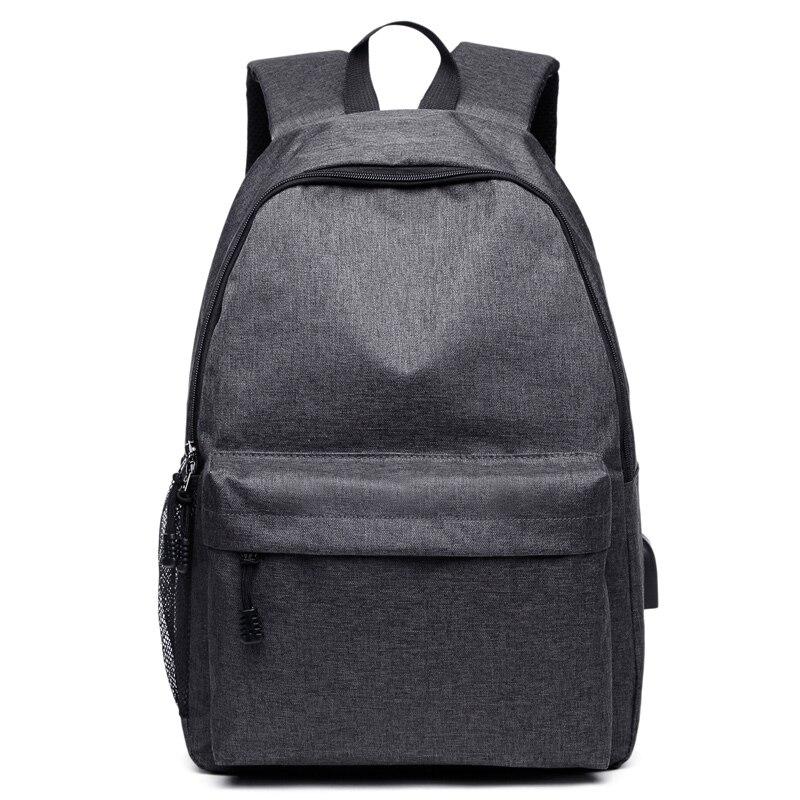 Casual Large Capacity Women's/Men's Canvas Backpacks For USB Charging Travel School