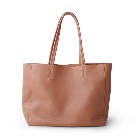 Luxury Fashionable Women's Casual Genuine Leather Tote Bag