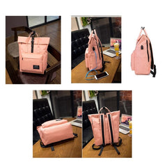 Fashion Women's Canvas Backpack For School Laptop