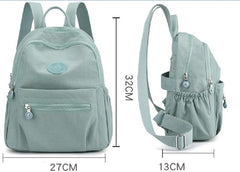 Fashionable Multi-functional Female Waterproof Nylon Backpack For Travel School