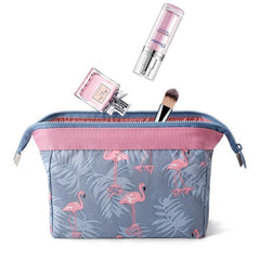 Fashionable Ladies' Toiletry Storage Bag With Animal Flamingo Pattern For Travel