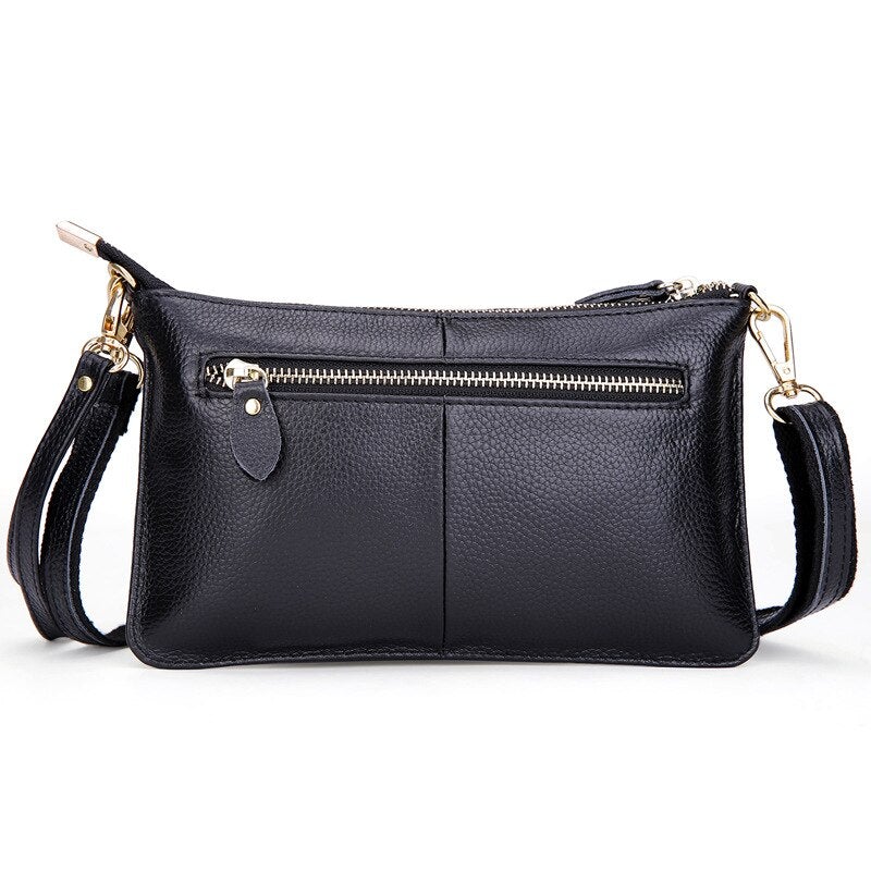 Fashionable Candy Color Women's Leather Crossbody Bags